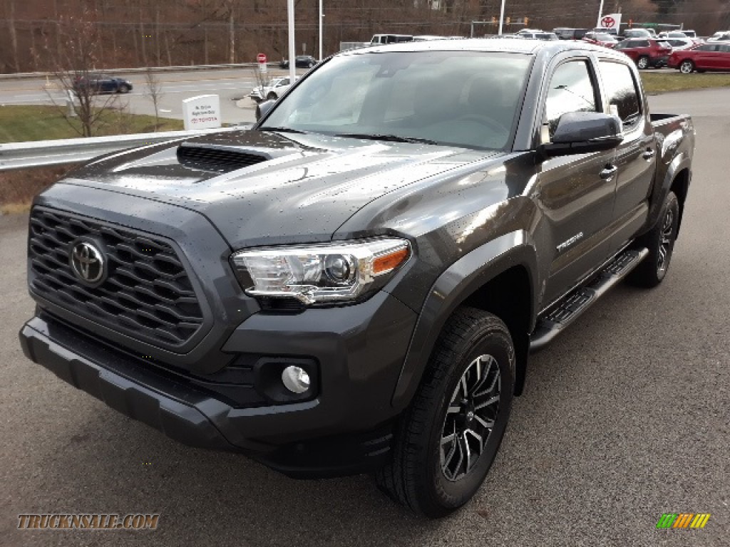 2020 Tacoma TRD Sport Double Cab 4x4 - Magnetic Gray Metallic / TRD Cement/Black photo #32