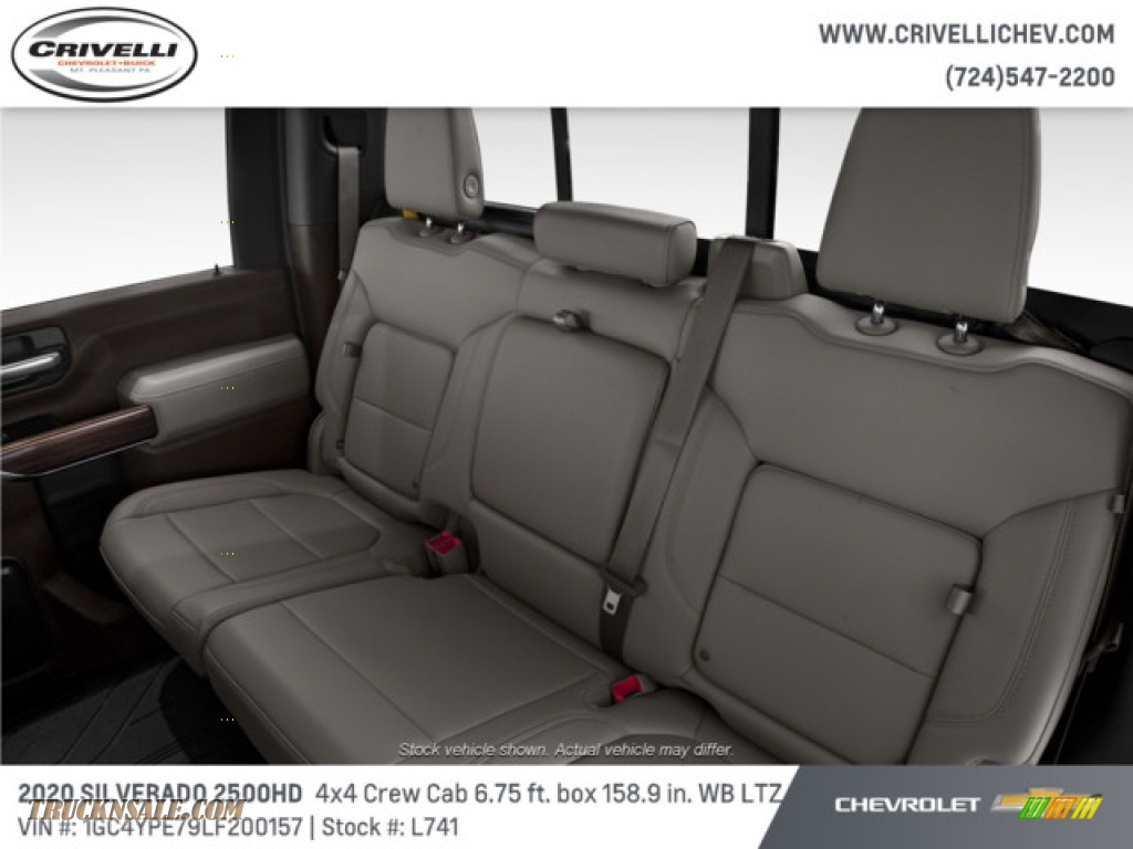 2020 Silverado 2500HD LTZ Crew Cab 4x4 - Silver Ice Metallic / Jet Black photo #13