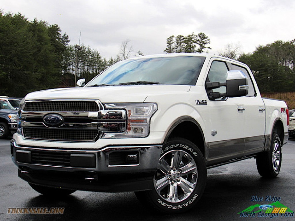 2020 Ford F150 King Ranch SuperCrew 4x4 in Star White A53928 Truck