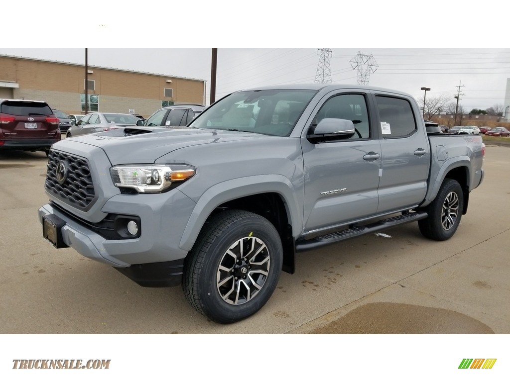 2020 Tacoma TRD Sport Double Cab 4x4 - Cement / TRD Cement/Black photo #1