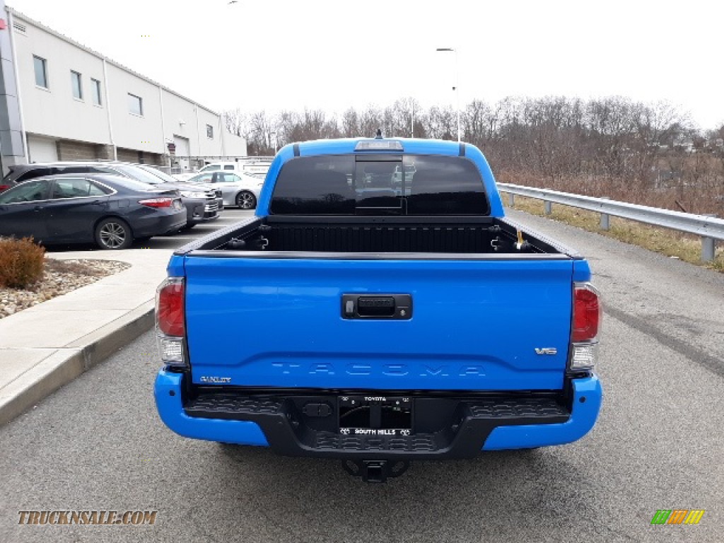 2020 Tacoma TRD Sport Double Cab 4x4 - Voodoo Blue / Cement photo #43