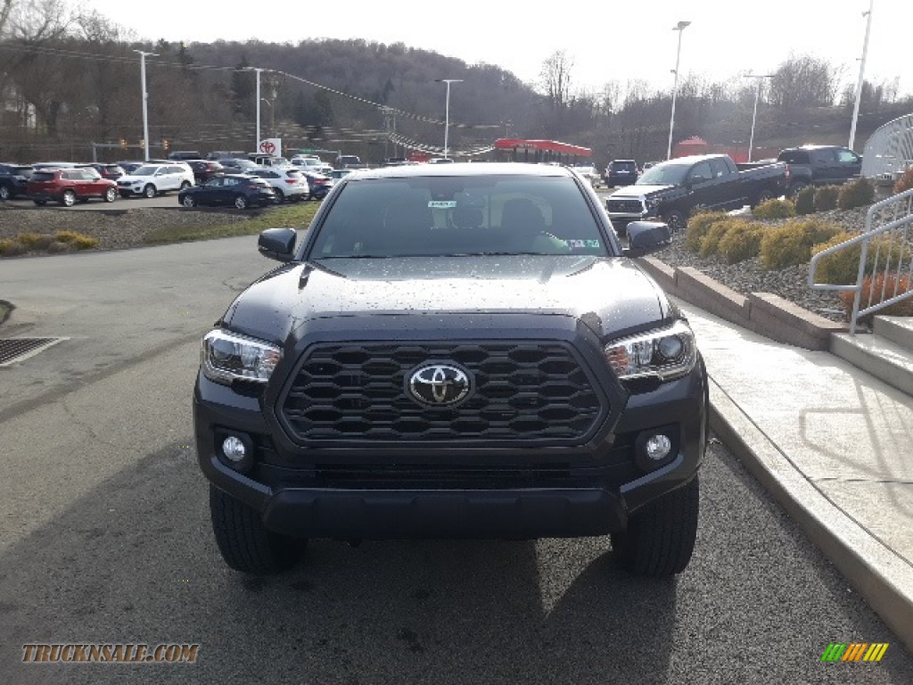 2020 Tacoma TRD Sport Double Cab 4x4 - Magnetic Gray Metallic / TRD Cement/Black photo #35