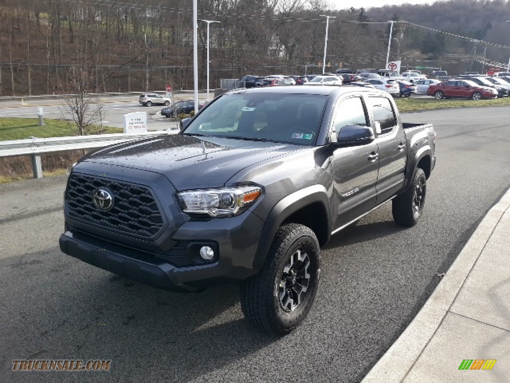 2020 Tacoma TRD Sport Double Cab 4x4 - Magnetic Gray Metallic / TRD Cement/Black photo #36