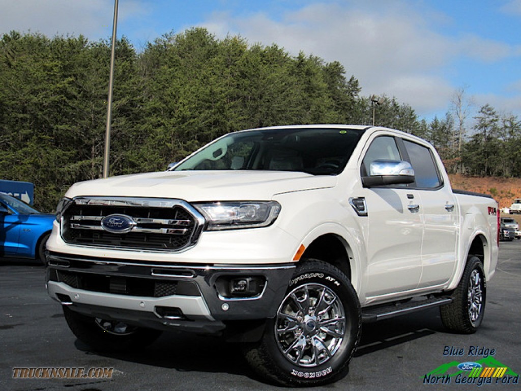 2020 Ford Ranger Lariat SuperCrew 4x4 in White Platinum A13620