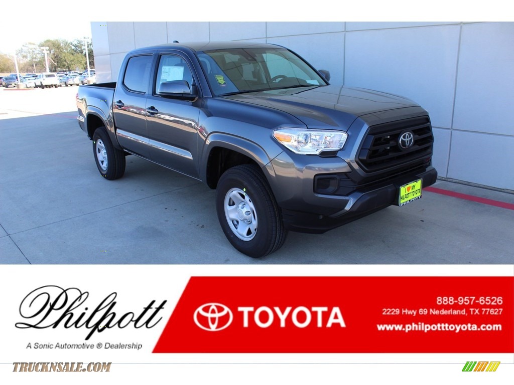 2020 Tacoma SR Double Cab - Magnetic Gray Metallic / Cement photo #1