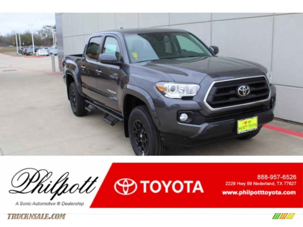 2020 Tacoma SR5 Double Cab - Magnetic Gray Metallic / Cement photo #1