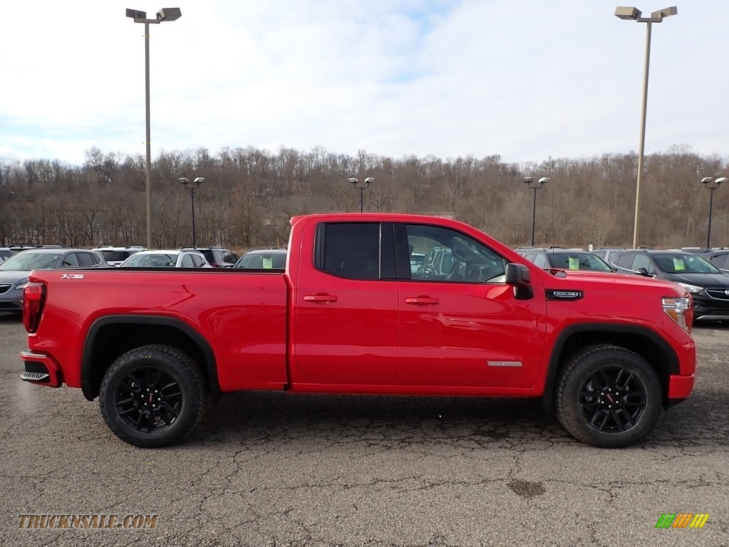 2020 Sierra 1500 Elevation Double Cab 4WD - Cardinal Red / Jet Black photo #4