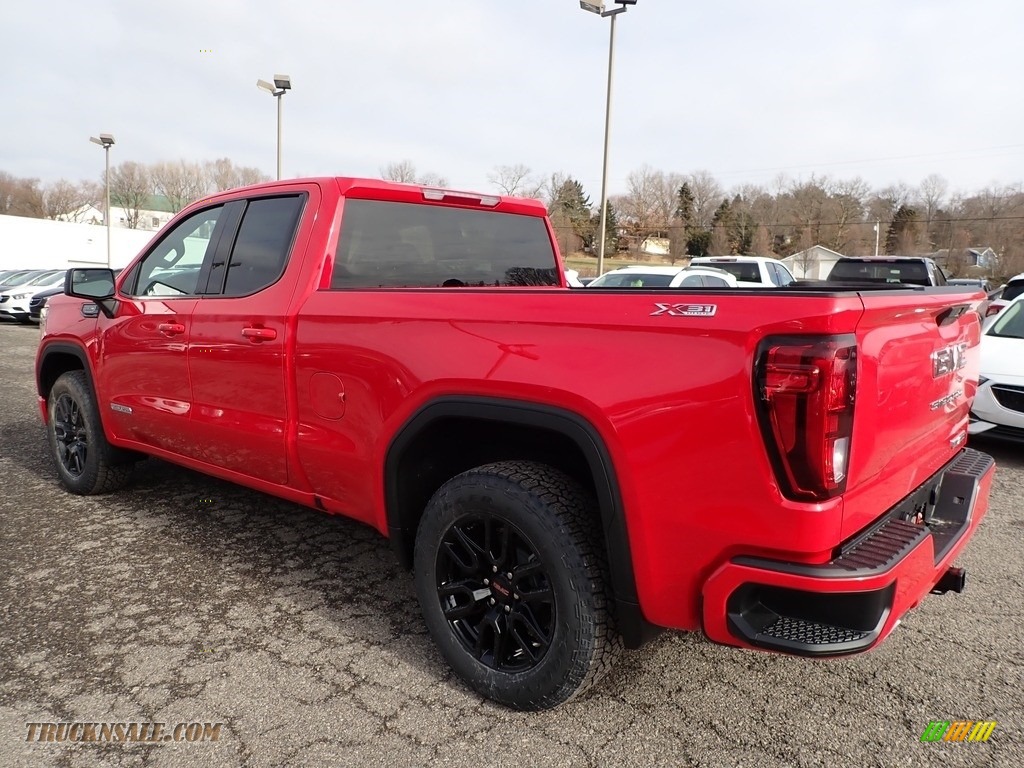 2020 Sierra 1500 Elevation Double Cab 4WD - Cardinal Red / Jet Black photo #7