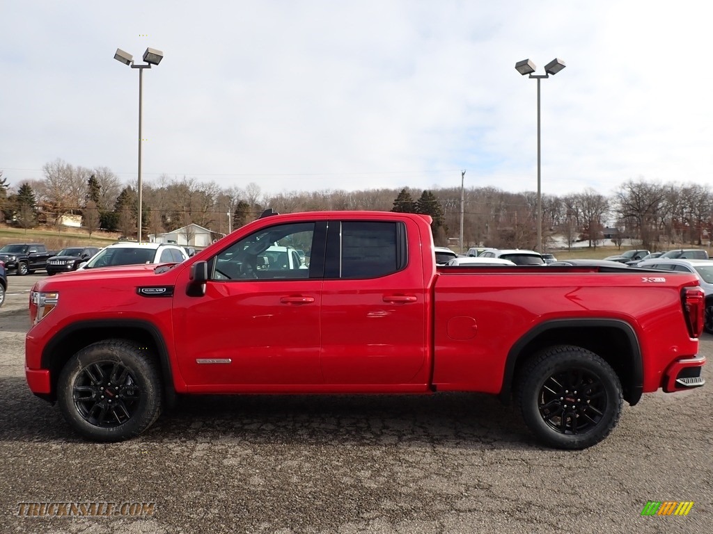 2020 Sierra 1500 Elevation Double Cab 4WD - Cardinal Red / Jet Black photo #8