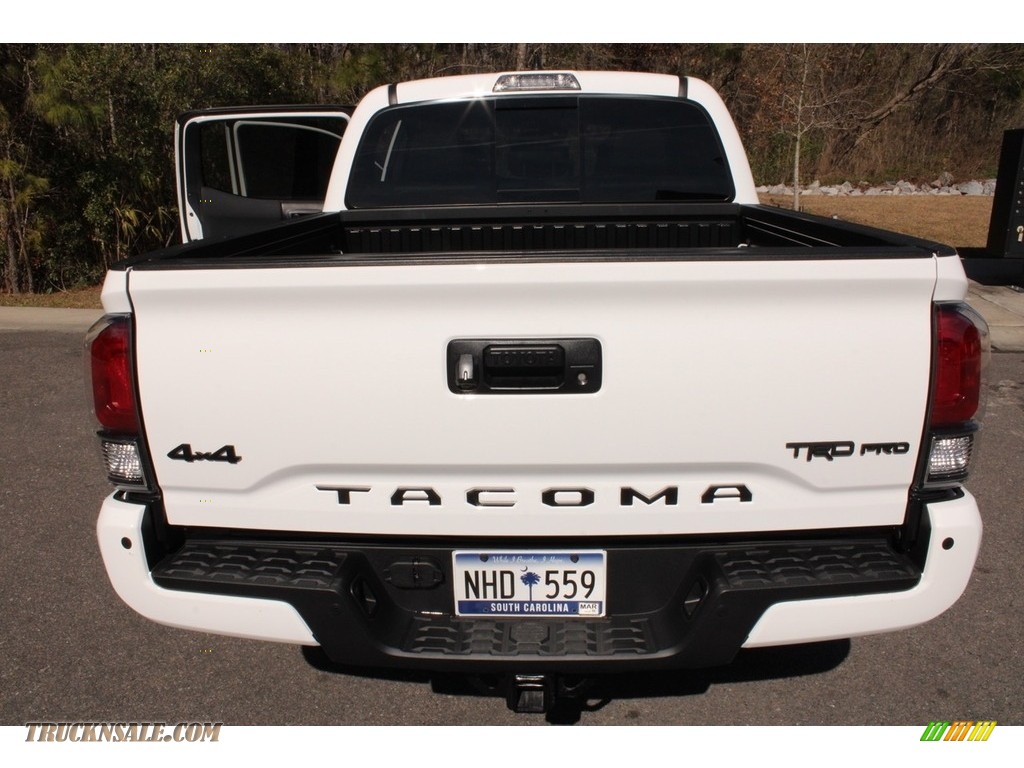 2019 Tacoma TRD Pro Double Cab 4x4 - Super White / Black photo #14