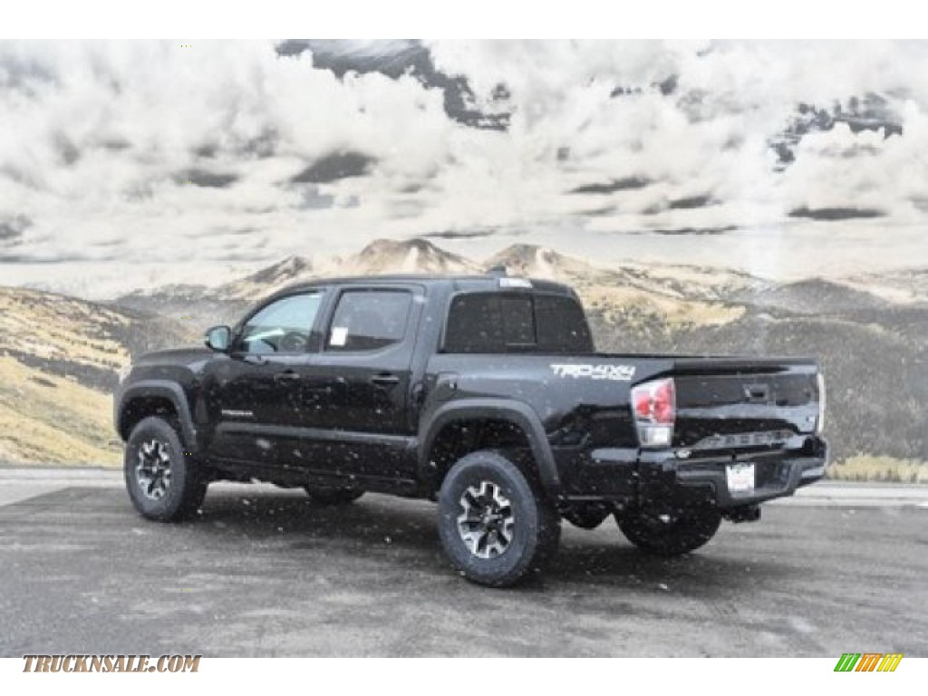 2020 Tacoma TRD Off Road Double Cab 4x4 - Midnight Black Metallic / Cement photo #3