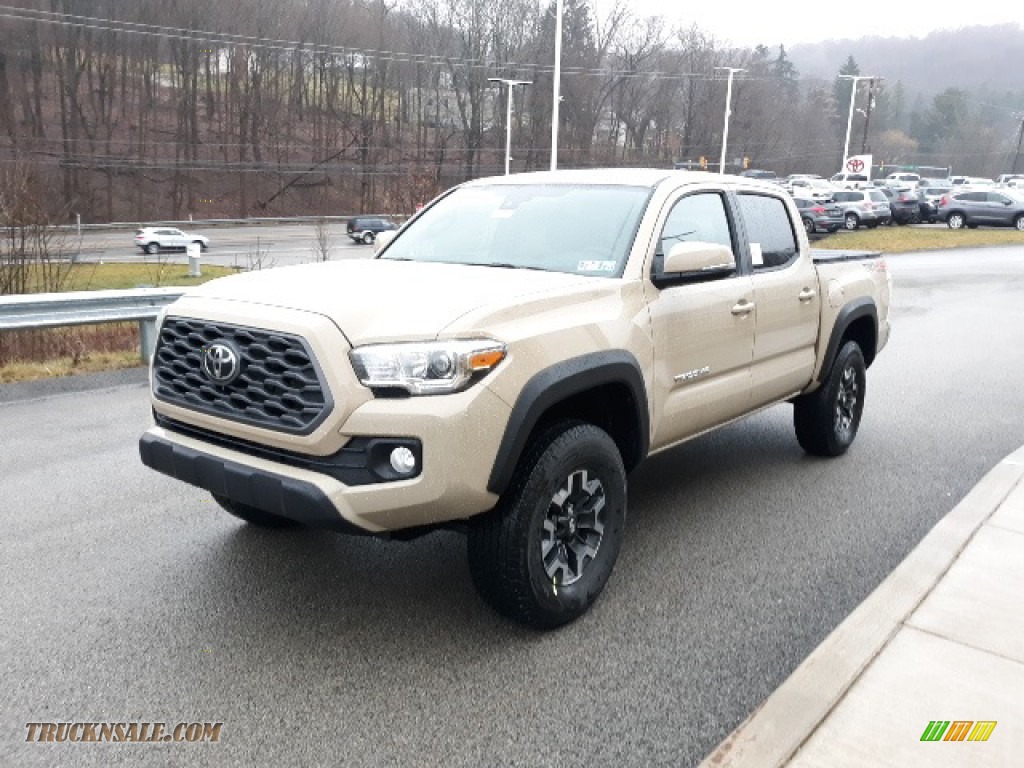 2020 Tacoma TRD Off Road Double Cab 4x4 - Quicksand / TRD Cement/Black photo #46