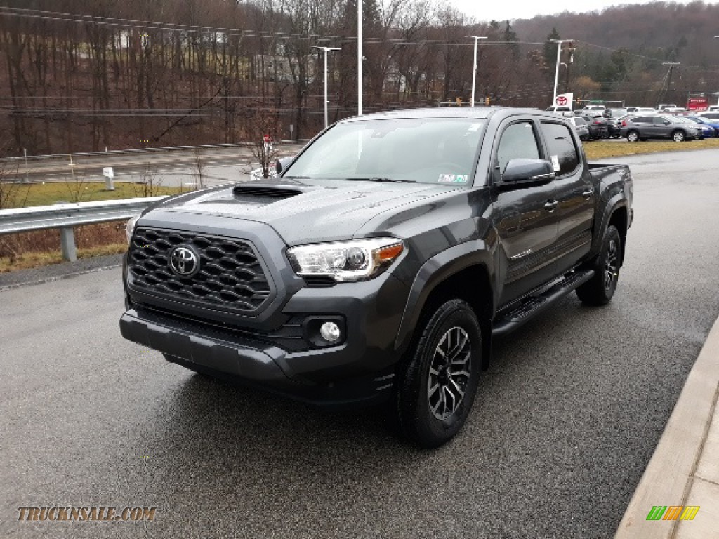 2020 Tacoma TRD Sport Double Cab 4x4 - Magnetic Gray Metallic / TRD Cement/Black photo #40
