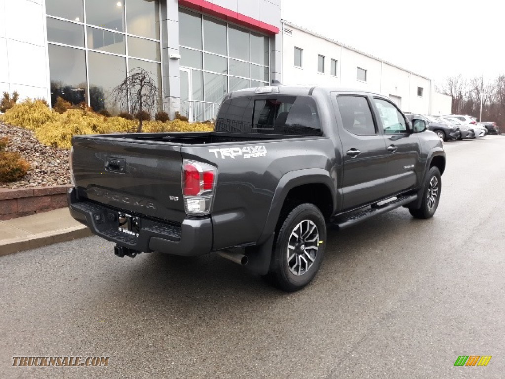 2020 Tacoma TRD Sport Double Cab 4x4 - Magnetic Gray Metallic / TRD Cement/Black photo #42
