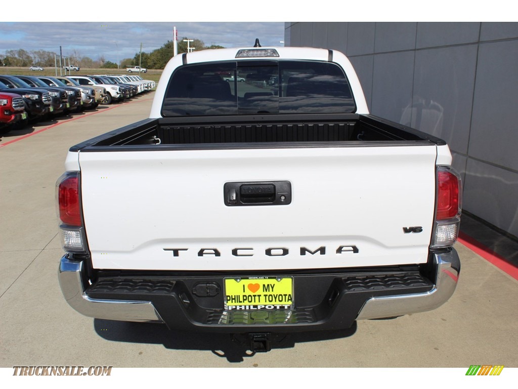 2020 Tacoma TRD Off Road Double Cab 4x4 - Super White / Cement photo #7