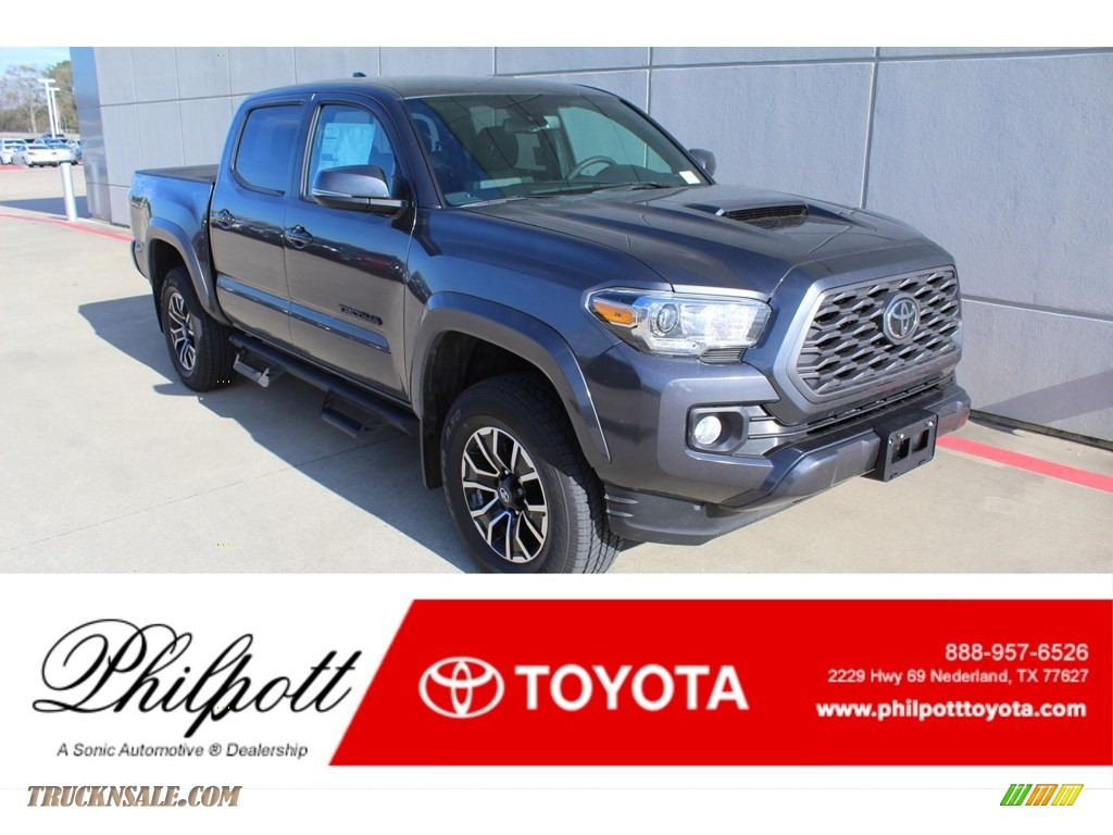 2020 Tacoma TRD Sport Double Cab 4x4 - Magnetic Gray Metallic / Cement photo #1