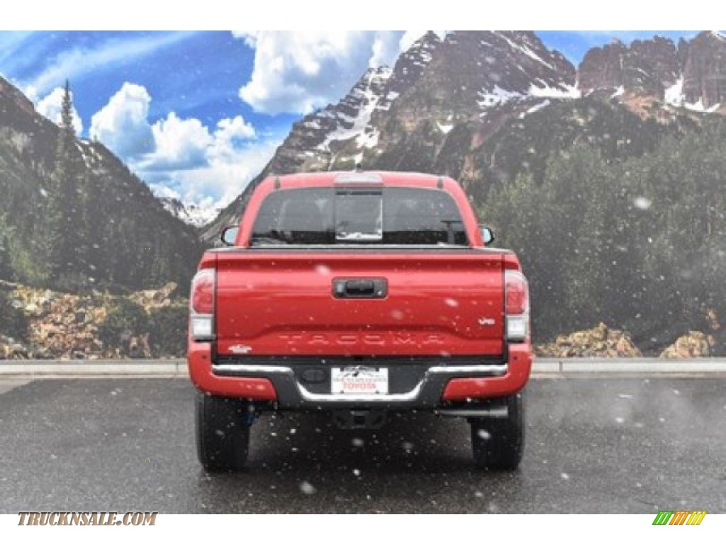 2020 Tacoma TRD Sport Double Cab 4x4 - Barcelona Red Metallic / TRD Cement/Black photo #4