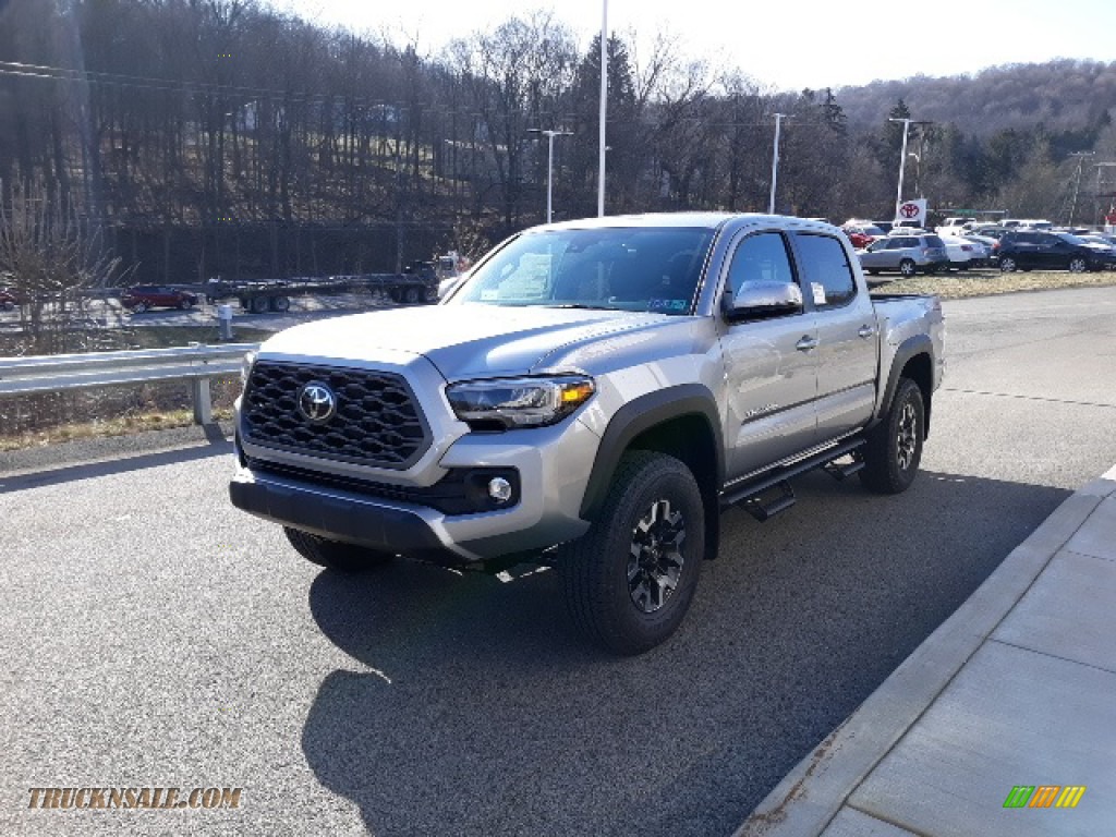 2020 Tacoma TRD Off Road Double Cab 4x4 - Silver Sky Metallic / TRD Cement/Black photo #34