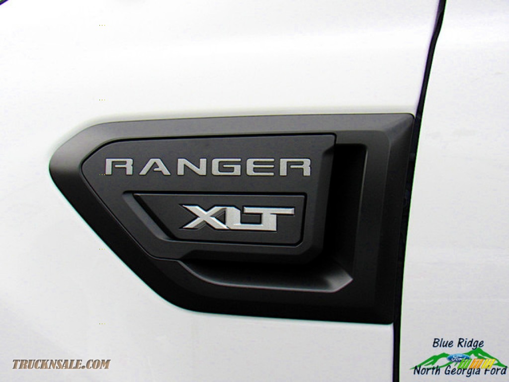 2020 Ranger XLT SuperCrew 4x4 - Oxford White / Ebony photo #32