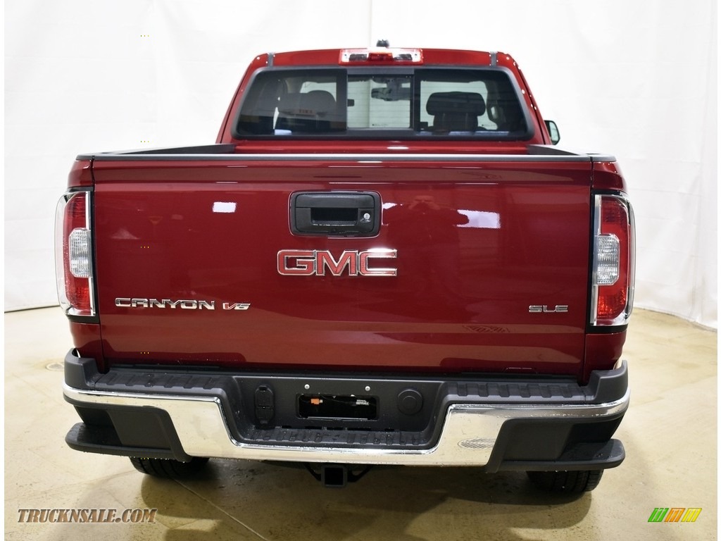2020 Canyon SLE Extended Cab 4WD - Red Quartz Tintcoat / Cocoa/Dune photo #3