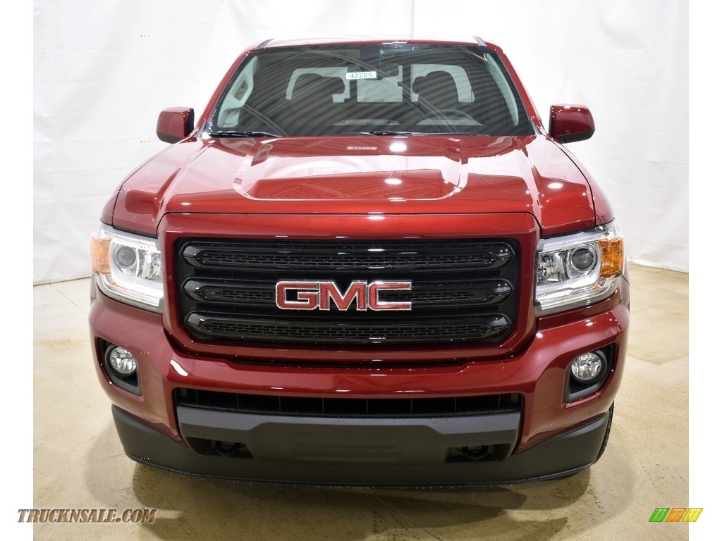 2020 Canyon SLE Extended Cab 4WD - Red Quartz Tintcoat / Cocoa/Dune photo #4