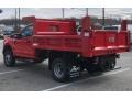 Ford F350 Super Duty XL Regular Cab 4x4 Chassis Dump Truck Race Red photo #6