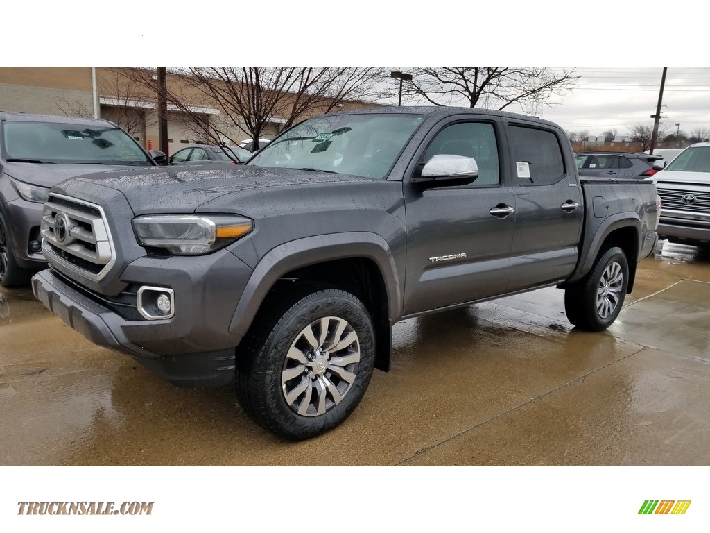 Magnetic Gray Metallic / Black Toyota Tacoma Limited Double Cab 4x4