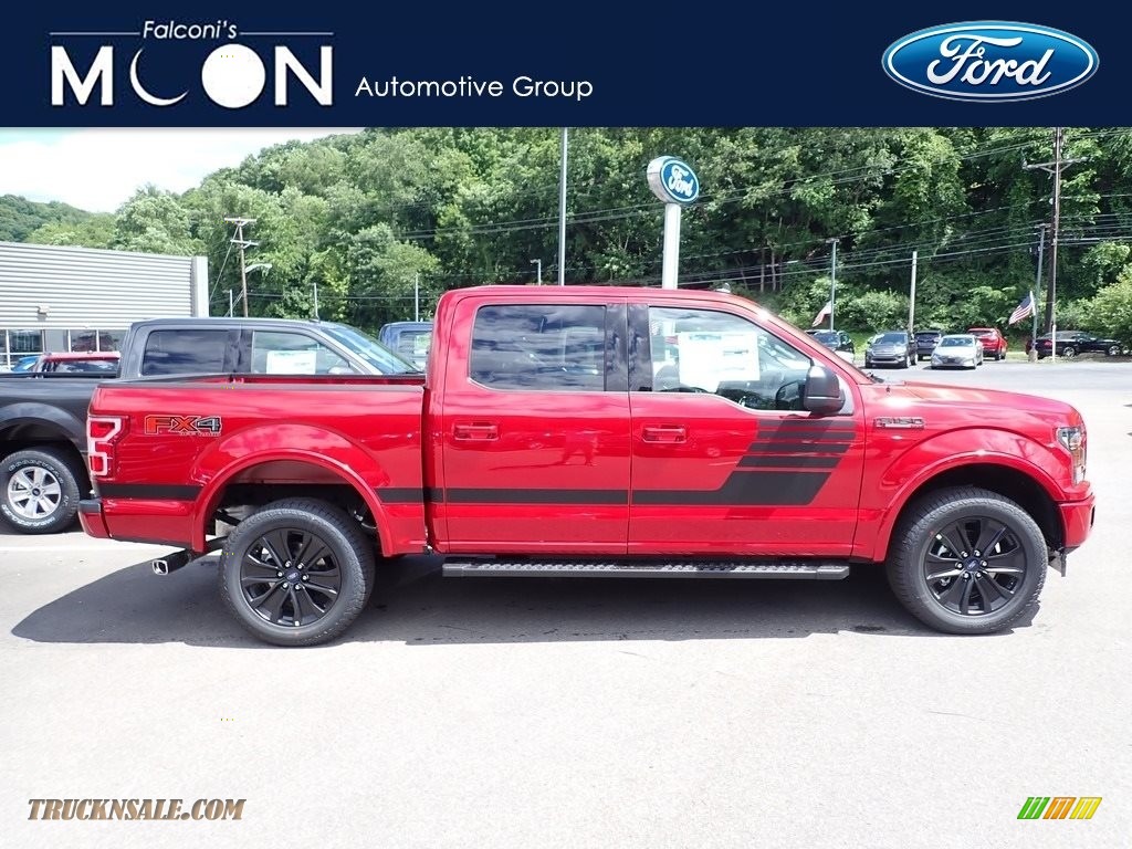 2020 F150 XLT SuperCrew 4x4 - Rapid Red / Sport Special Edition Black/Red photo #1