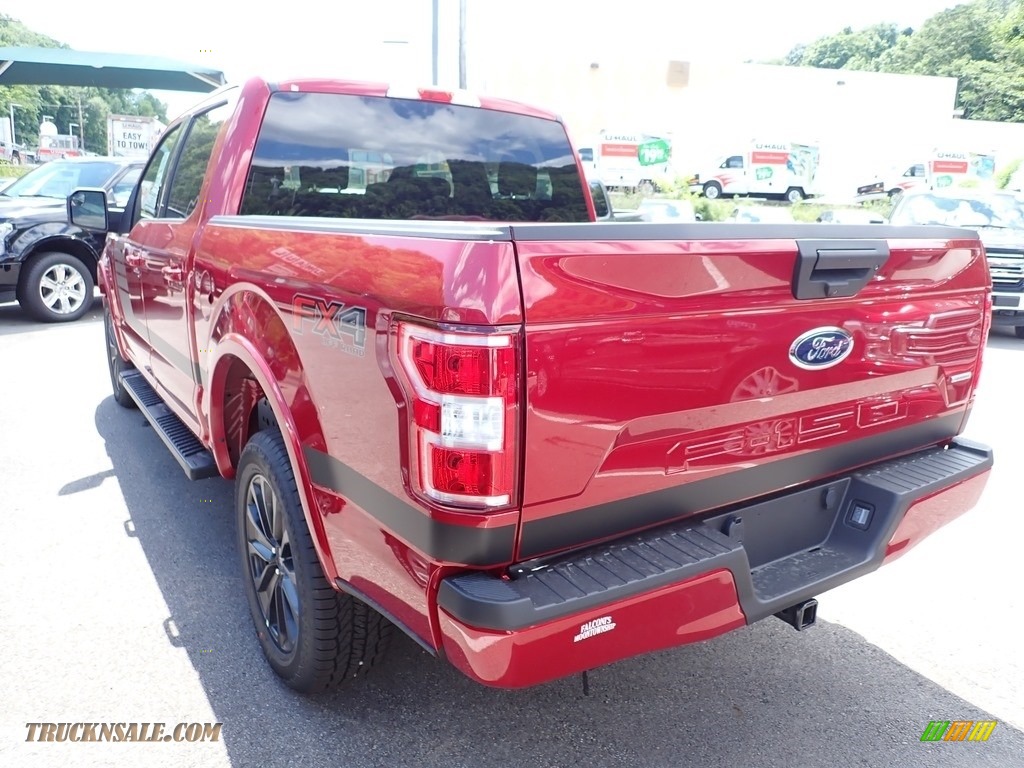 2020 F150 XLT SuperCrew 4x4 - Rapid Red / Sport Special Edition Black/Red photo #6