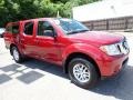 Nissan Frontier SV Crew Cab 4x4 Cayenne Red photo #8