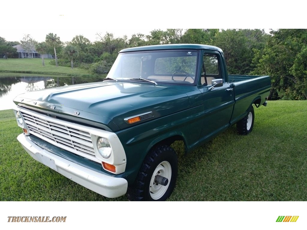 Norway Green / Parchment Ford F100 Regular Cab 4x4