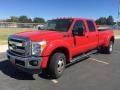 Ford F450 Super Duty Lariat Crew Cab 4x4 Dually Vermillion Red photo #1