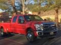 Ford F450 Super Duty Lariat Crew Cab 4x4 Dually Vermillion Red photo #9