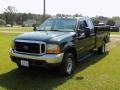 Ford F350 Super Duty XLT SuperCab 4x4 Chassis Utility Truck Woodland Green Metallic photo #1