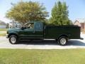 Ford F350 Super Duty XLT SuperCab 4x4 Chassis Utility Truck Woodland Green Metallic photo #8