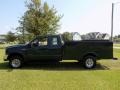 Ford F350 Super Duty XLT SuperCab 4x4 Chassis Utility Truck Woodland Green Metallic photo #10