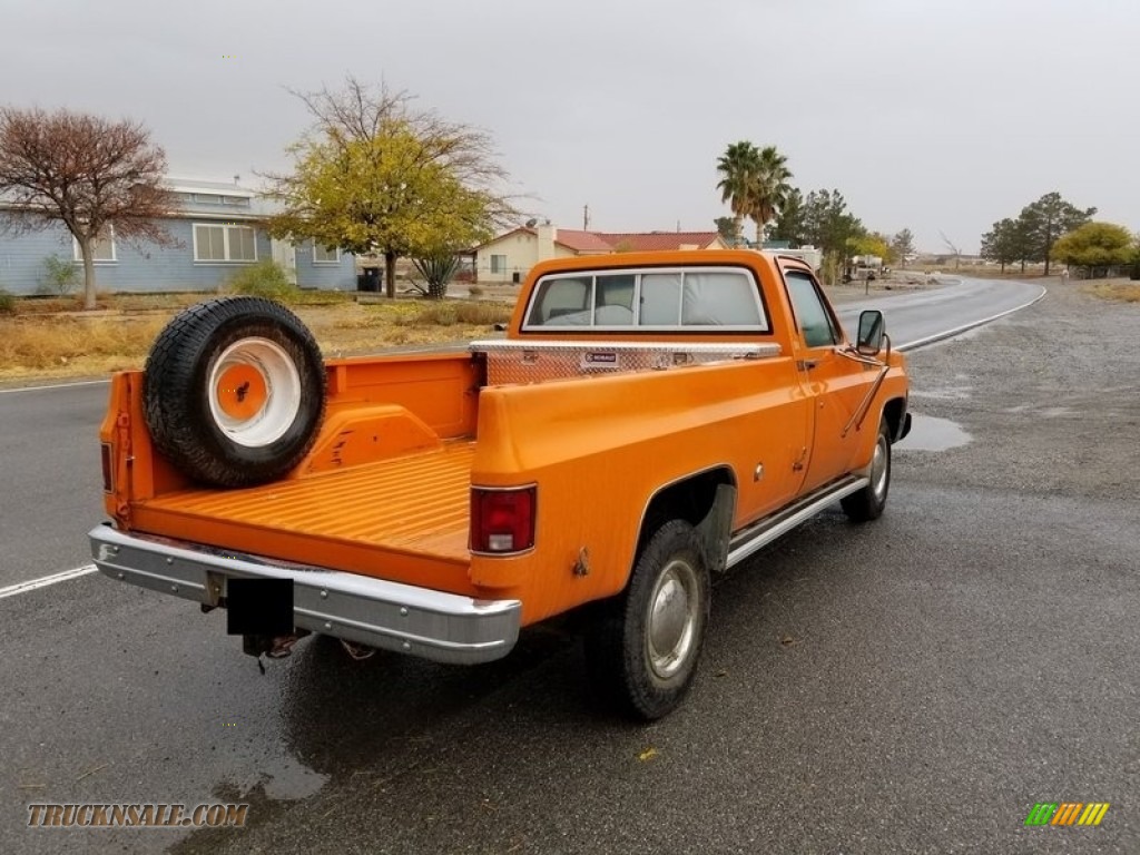 1976 C/K C20 Custom Deluxe Regular Cab - Orange / Saddle photo #10
