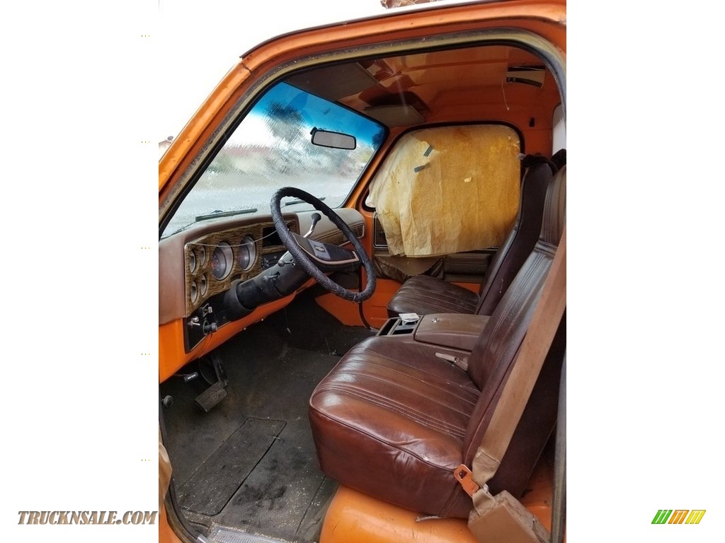 1976 C/K C20 Custom Deluxe Regular Cab - Orange / Saddle photo #20