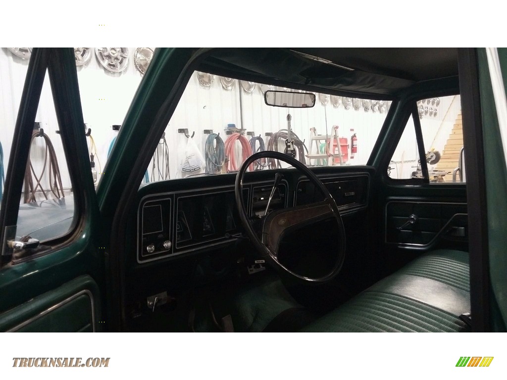 1977 F250 Ranger Regular Cab 4x4 - Dark Jade Metallic / Jade Green photo #5