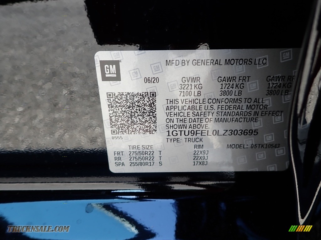 2020 Sierra 1500 Denali Crew Cab 4WD - Onyx Black / Jet Black photo #10