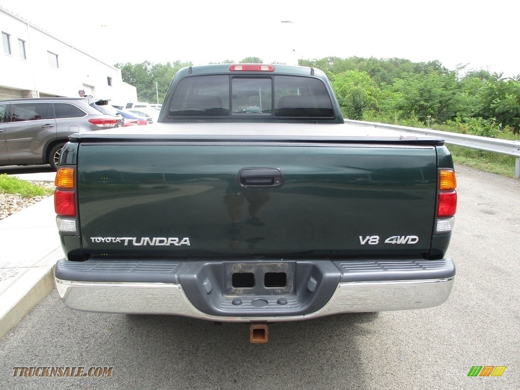 2000 Tundra SR5 Extended Cab 4x4 - Imperial Jade Mica / Gray photo #8