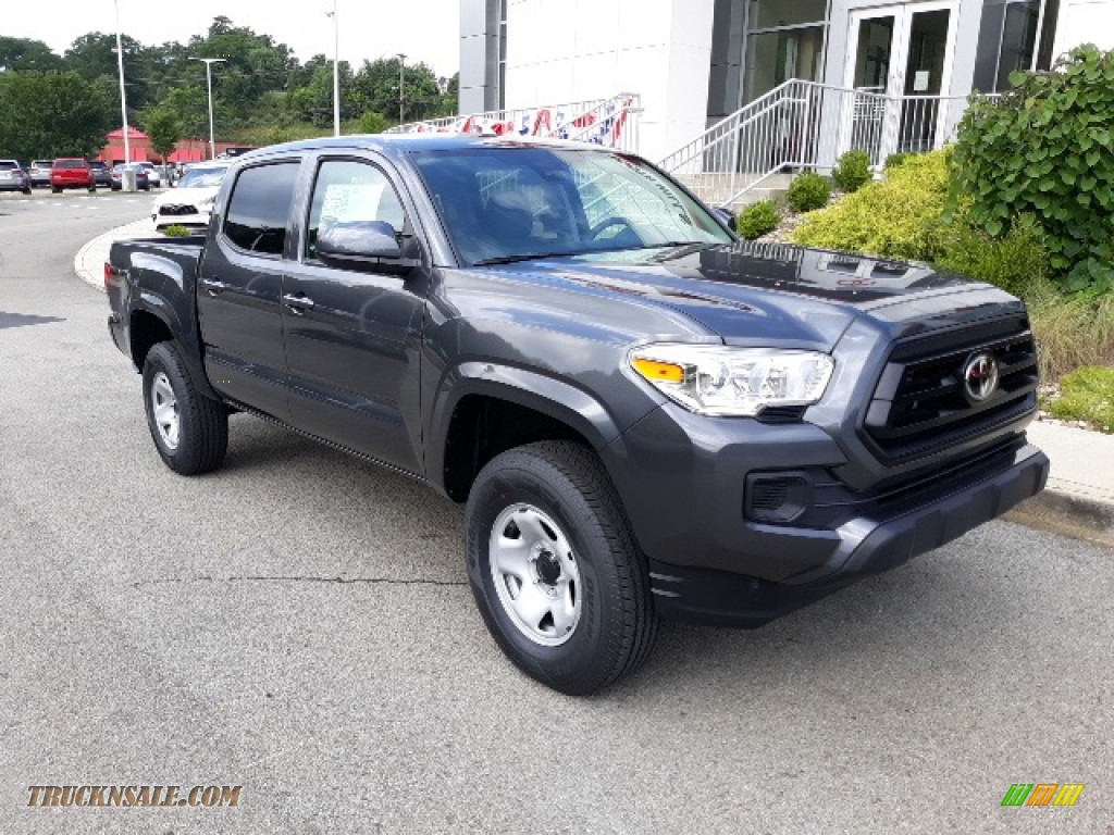 2020 Tacoma SR5 Double Cab 4x4 - Magnetic Gray Metallic / Cement photo #33