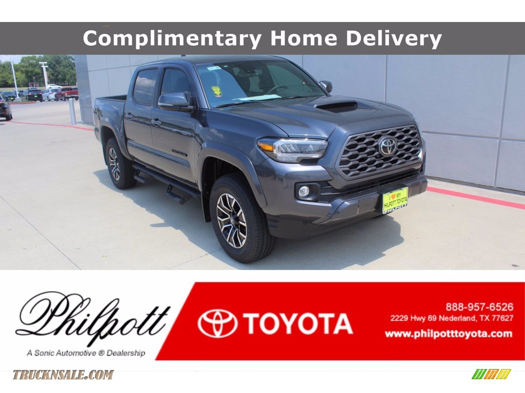 2020 Tacoma TRD Sport Double Cab - Magnetic Gray Metallic / TRD Cement/Black photo #1