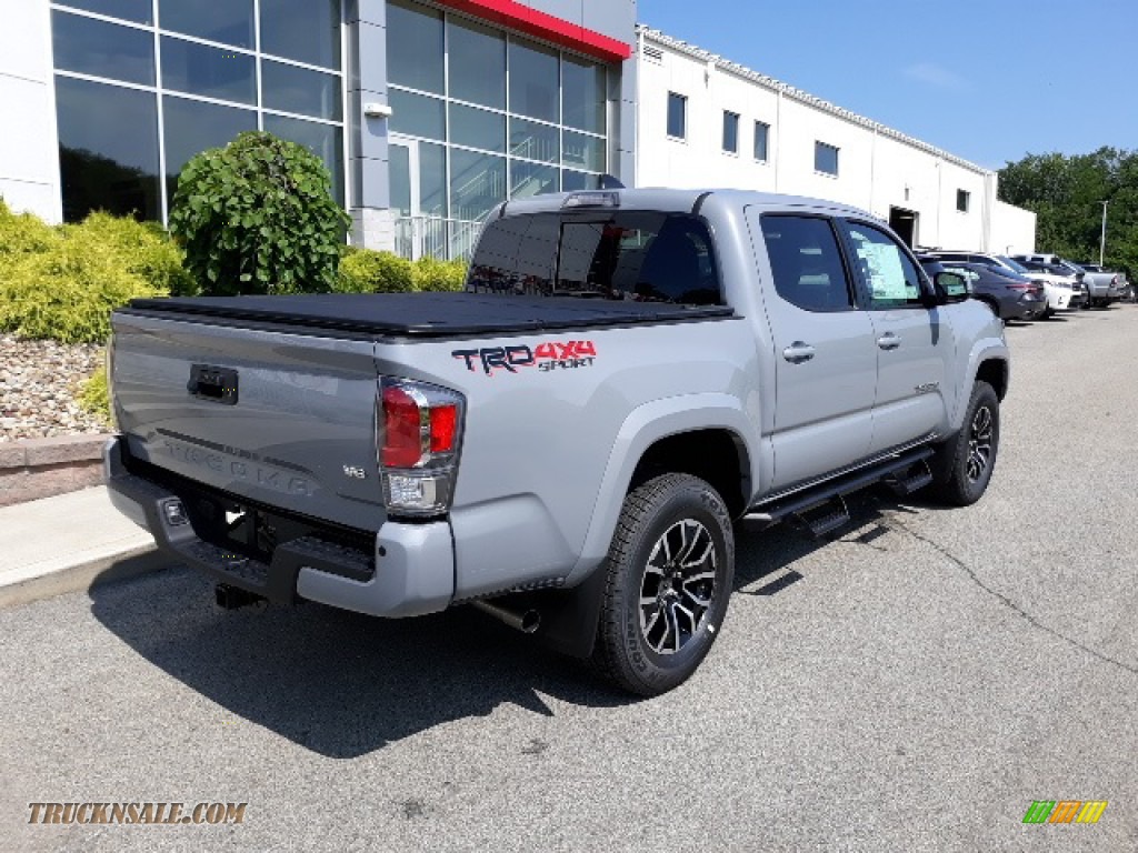 2020 Tacoma TRD Sport Double Cab 4x4 - Cement / TRD Cement/Black photo #36