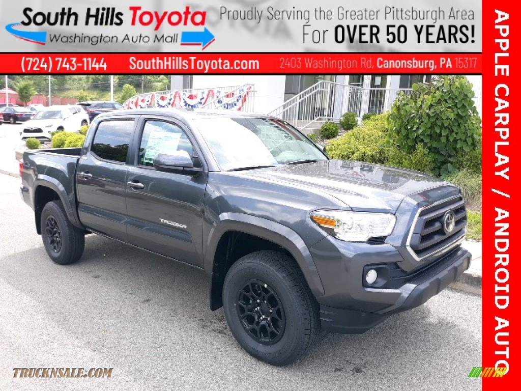 Magnetic Gray Metallic / Cement Toyota Tacoma SR5 Double Cab 4x4