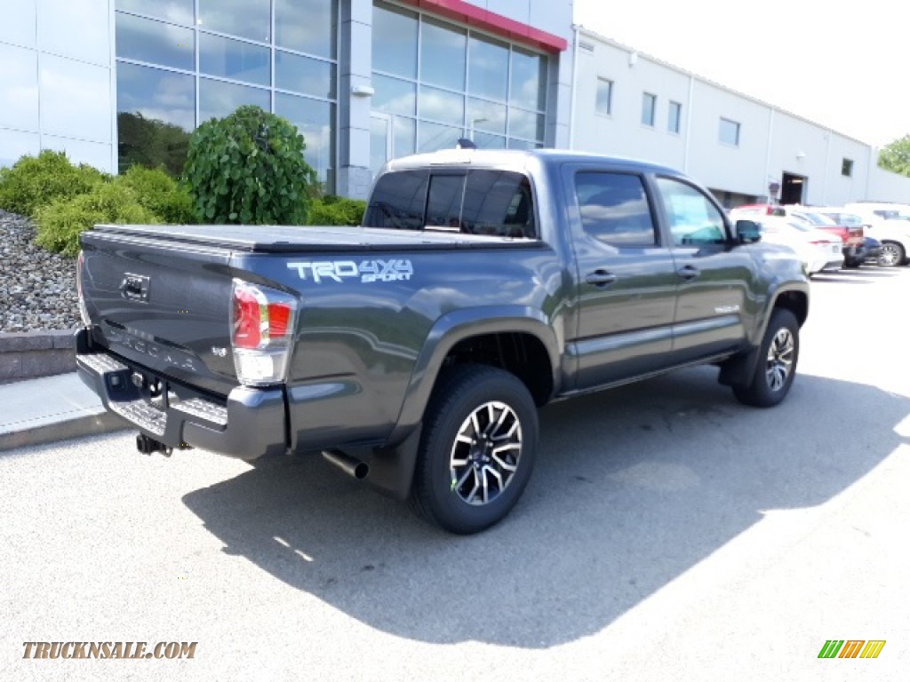 2020 Tacoma TRD Sport Double Cab 4x4 - Magnetic Gray Metallic / TRD Cement/Black photo #33