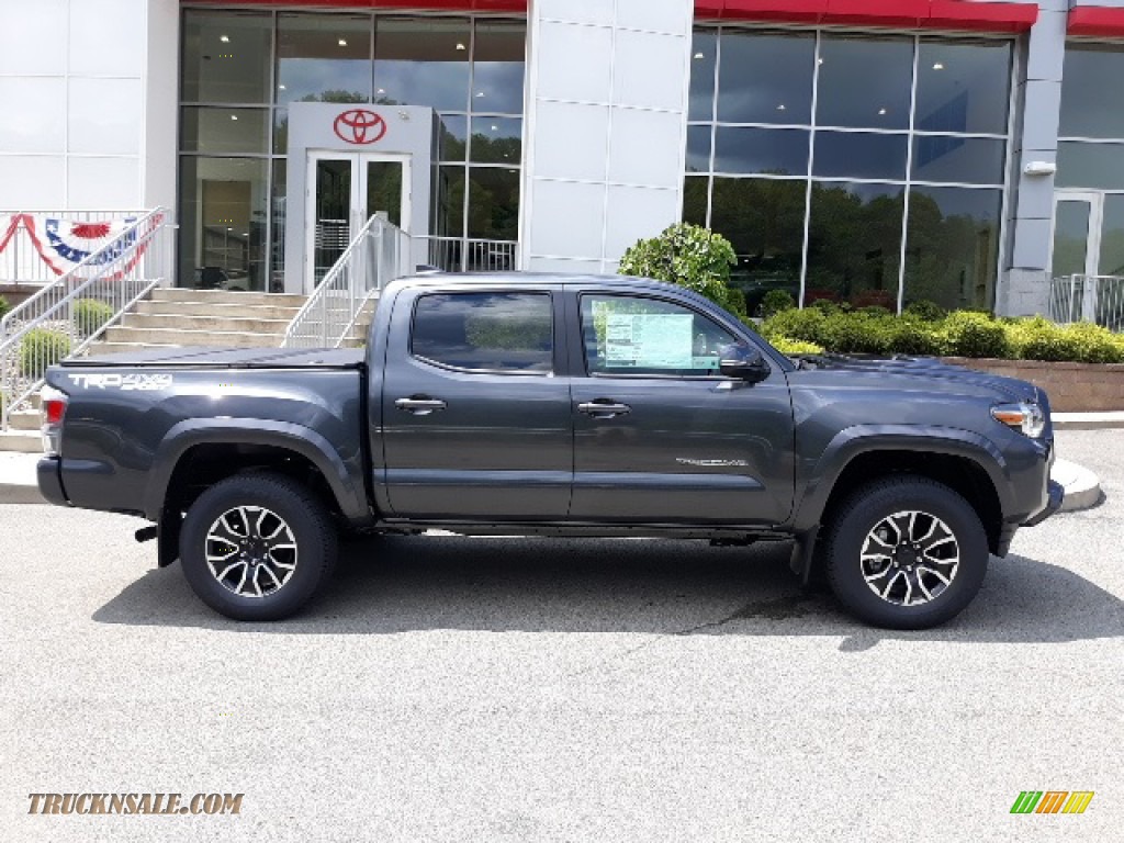 2020 Tacoma TRD Sport Double Cab 4x4 - Magnetic Gray Metallic / TRD Cement/Black photo #22