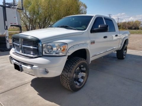 Bright White 2008 Dodge Ram 2500 Laramie Mega Cab 4x4