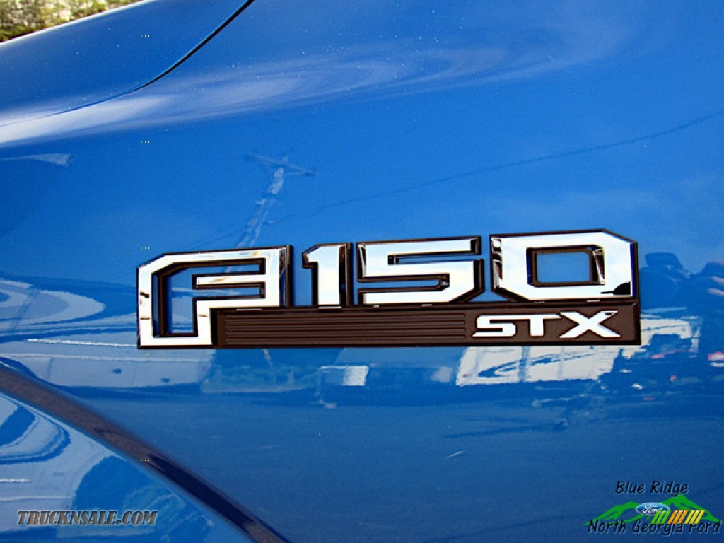 2020 F150 STX SuperCrew 4x4 - Velocity Blue / Black photo #26