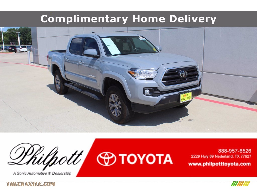 Cement Gray / Cement Gray Toyota Tacoma SR5 Double Cab